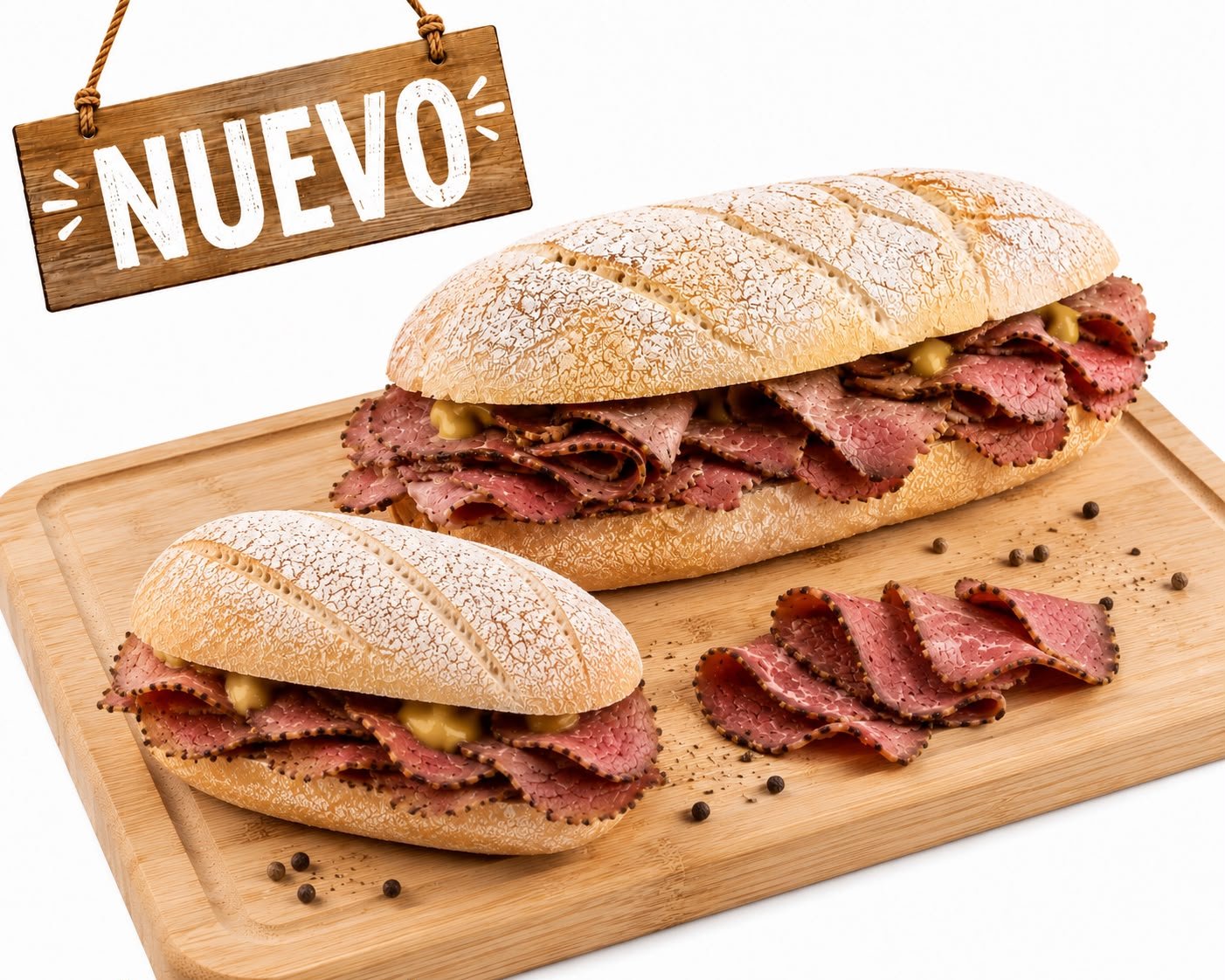 Montadito de pastrami de Jommara